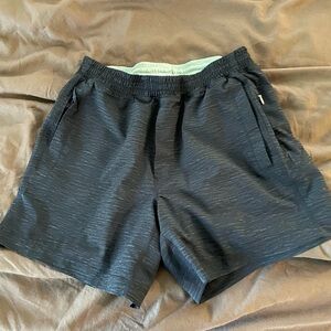 Men's Navy Blue Athletic Shorts